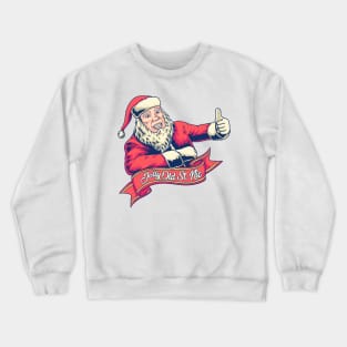 Nicolas Cage Christmas Jolly Old Saint Nic Crewneck Sweatshirt